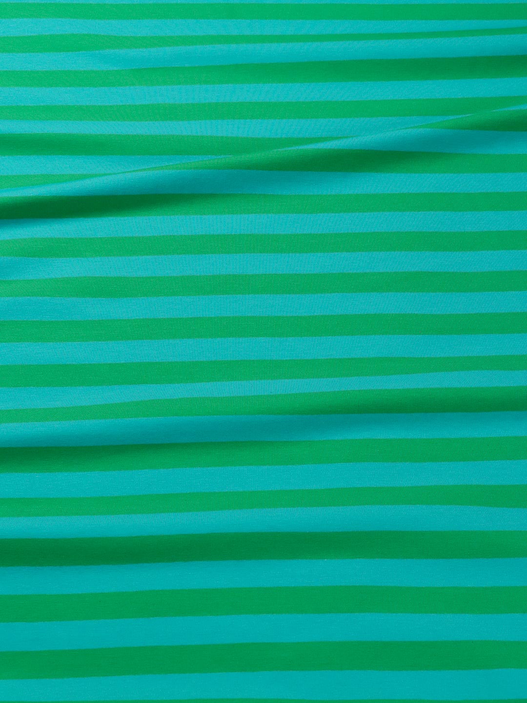 J&amp;J Bio Jersey Ringelz emerald-grün