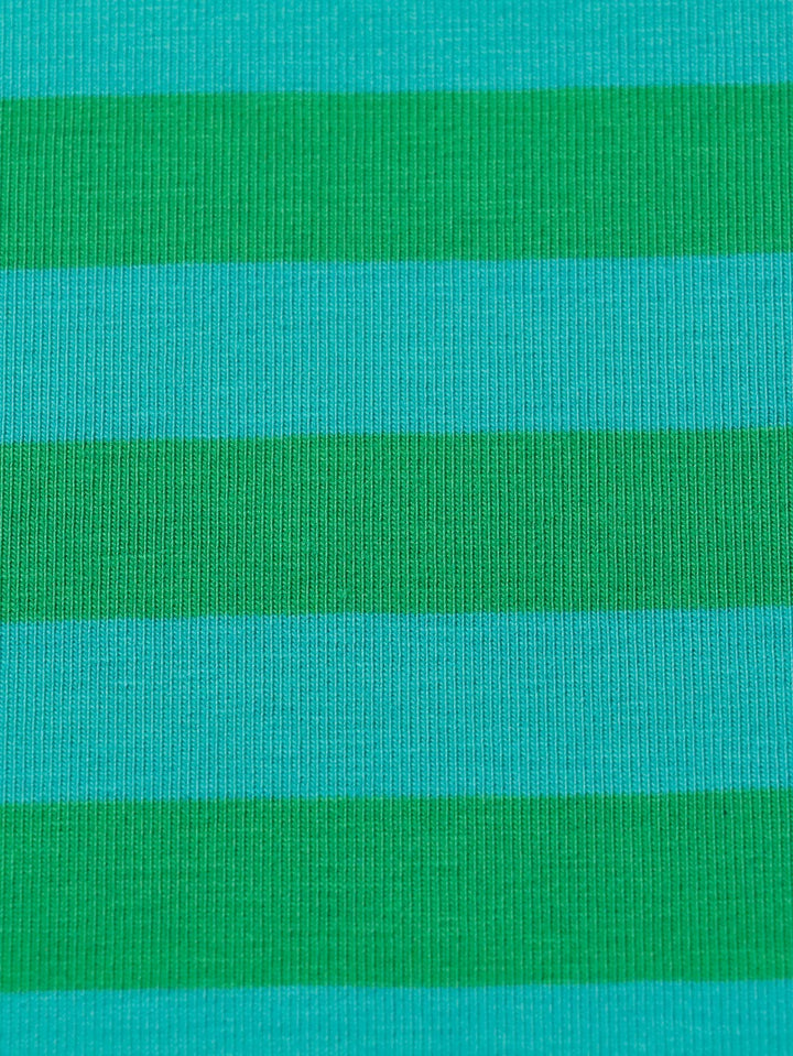 J&amp;J Bio Jersey Ringelz emerald-grün