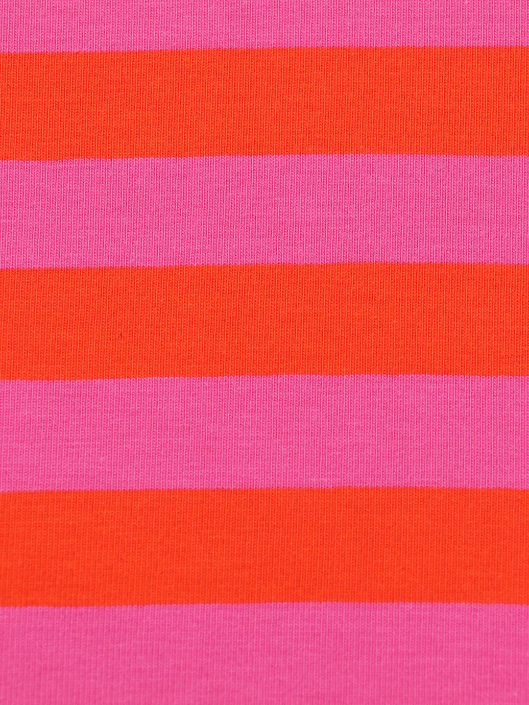J&amp;J Bio Jersey Ringelz blutorange-hot pink