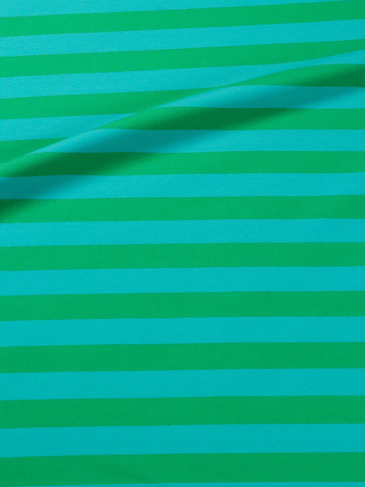 J&amp;J Bio French Terry Ringelz emerald-grün