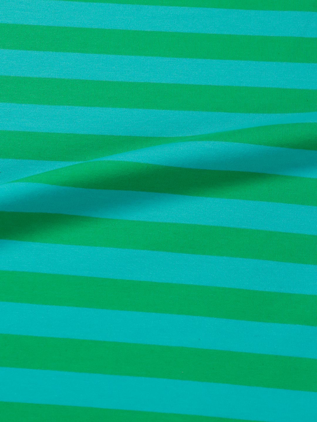 J&amp;J Bio French Terry Ringelz emerald-grün