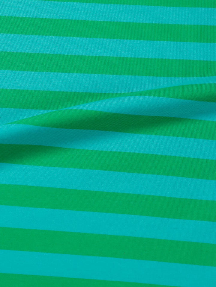 J&amp;J Bio French Terry Ringelz emerald-grün