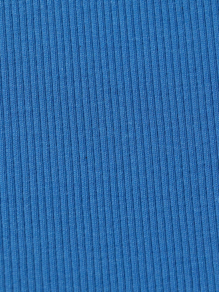 J&amp;J Bio Rippjersey royal | Bündchenstoff schwer