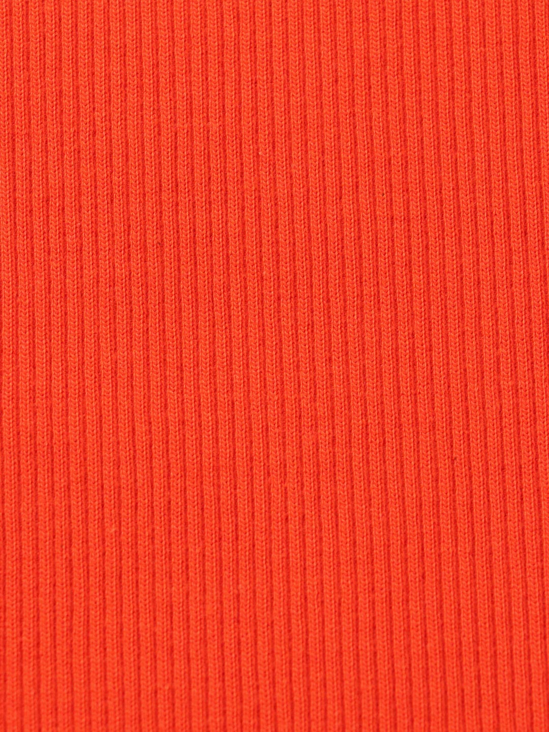 J&amp;J Bio Rippjersey blutorange | Bündchenstoff schwer