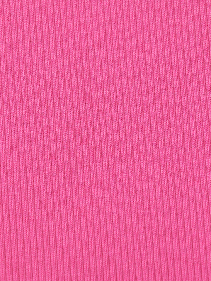 J&amp;J Bio Rippjersey hot pink | Bündchenstoff leicht