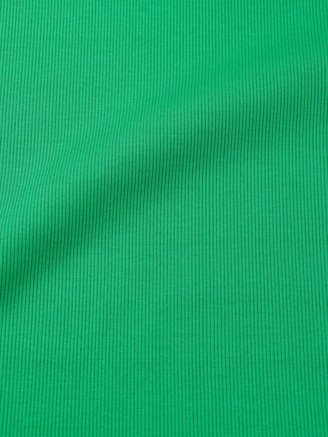 J&amp;J Bio Rippjersey grün | Bündchenstoff schwer