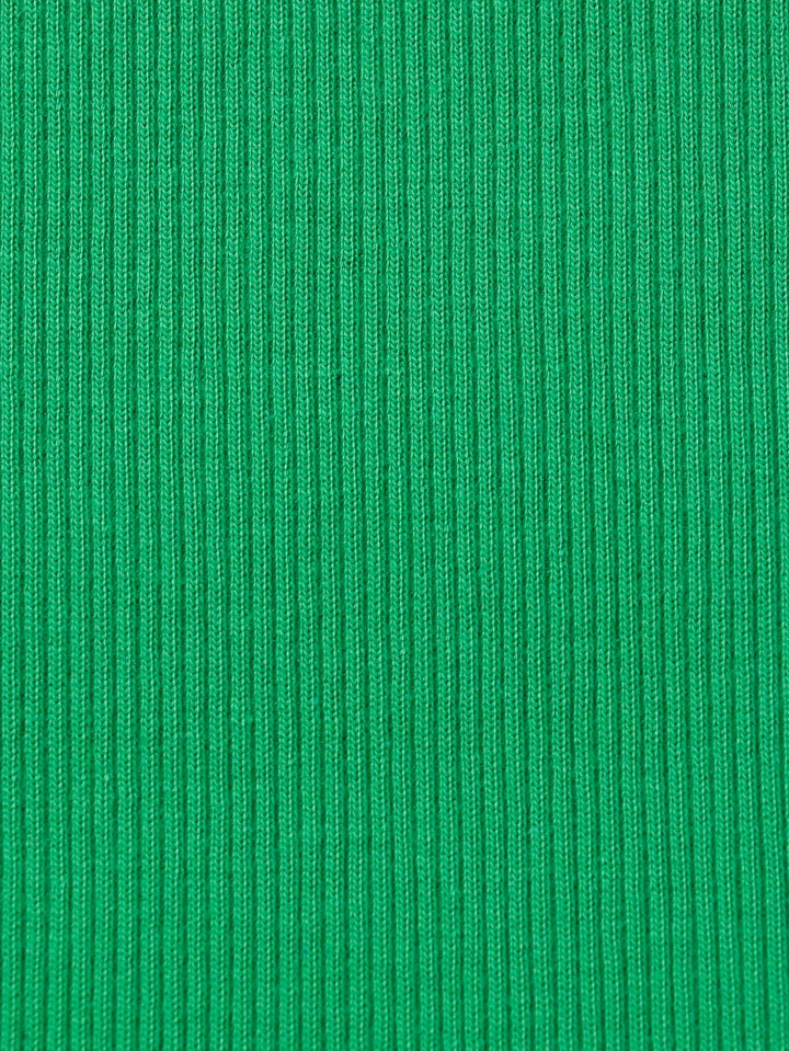 J&amp;J Bio Rippjersey grün | Bündchenstoff schwer