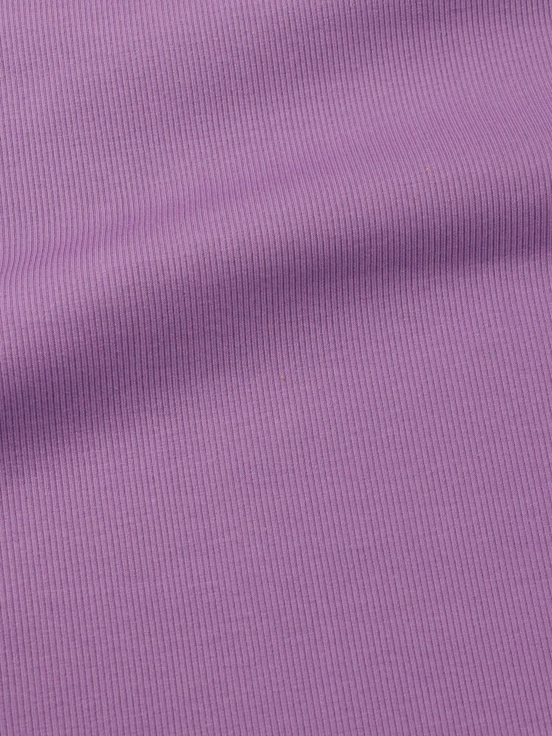J&amp;J Bio Rippjersey crocus | Bündchenstoff schwer
