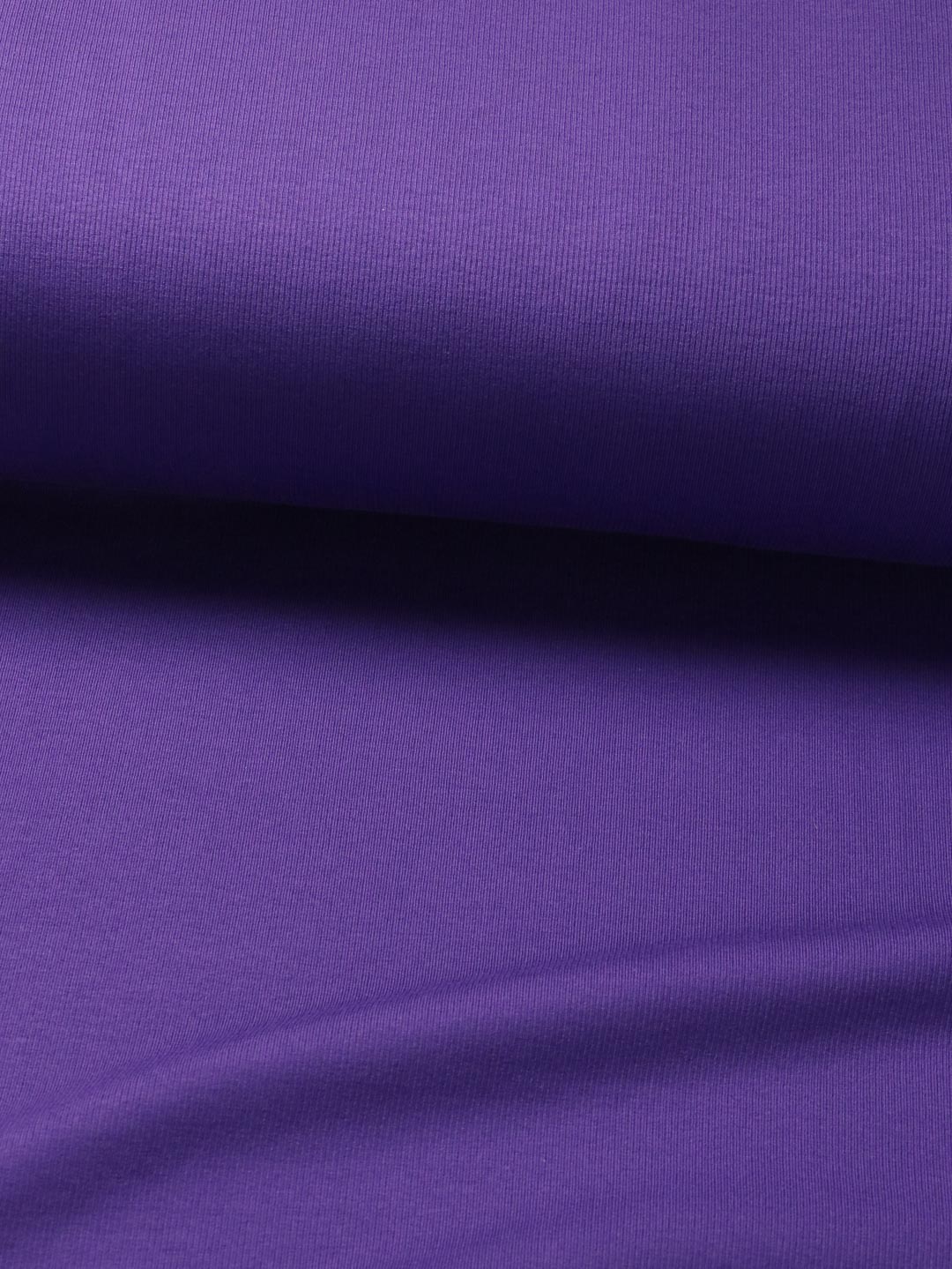 J&amp;J Bio Rippjersey lila | Bündchenstoff leicht