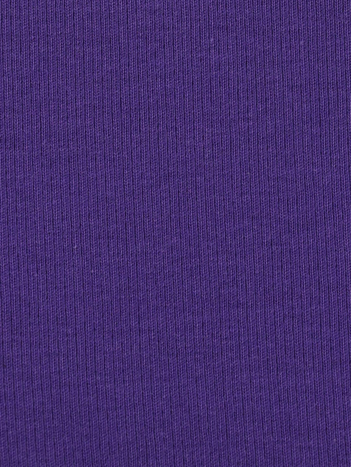 J&amp;J Bio Rippjersey lila | Bündchenstoff leicht