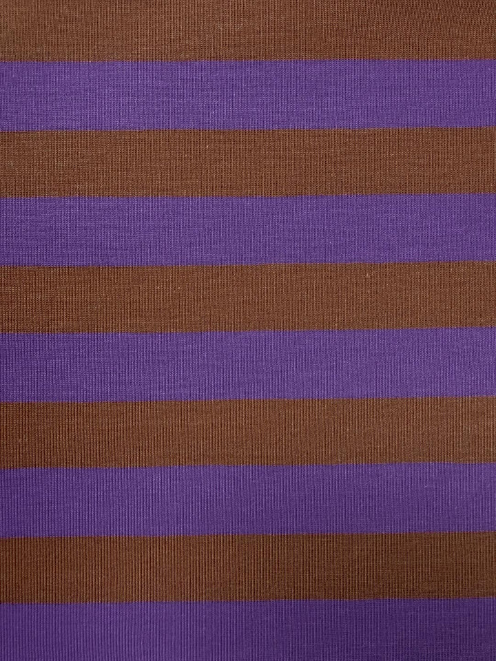 J&amp;J Bio Jersey Ringelz lila-braun