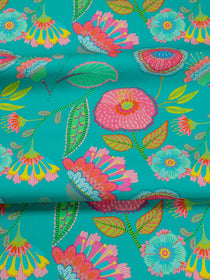 J&J Bio Canvas Paradise Petals emerald