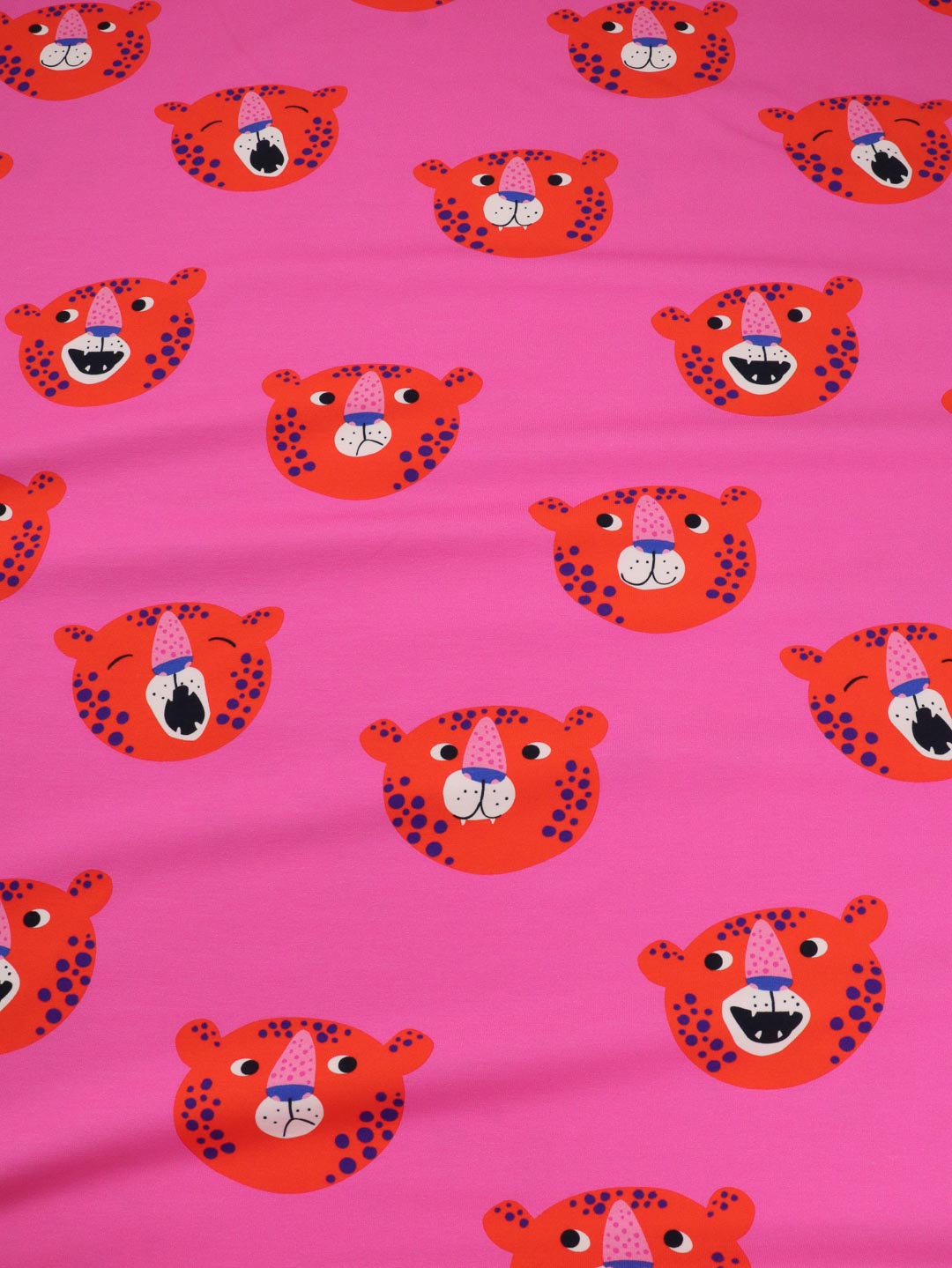 J&amp;J Bio French Terry Leopold pink
