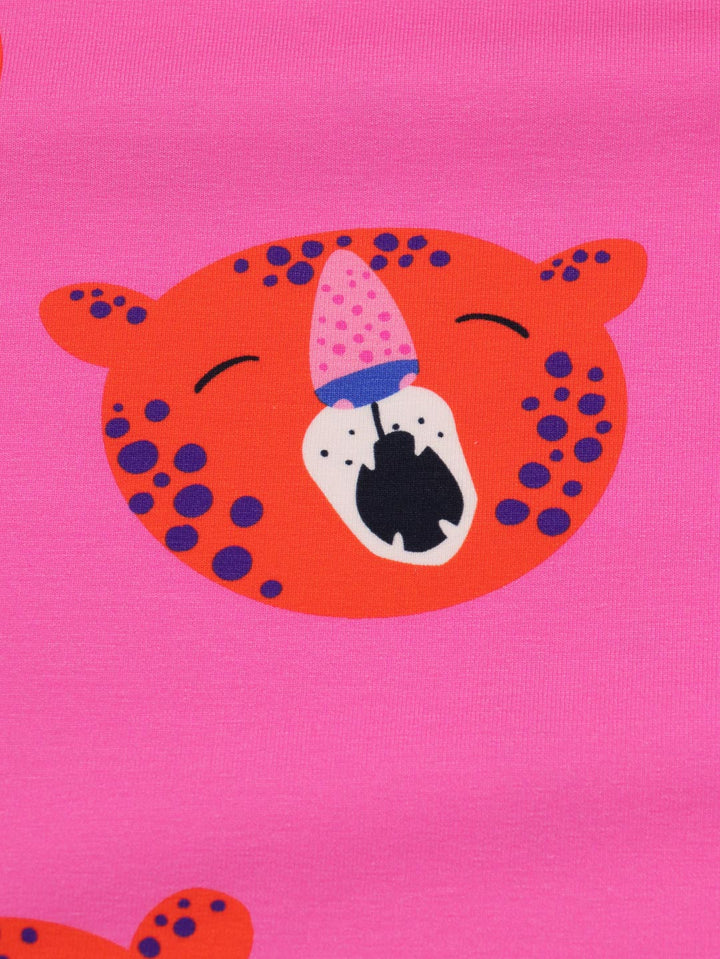 J&amp;J Bio French Terry Leopold pink