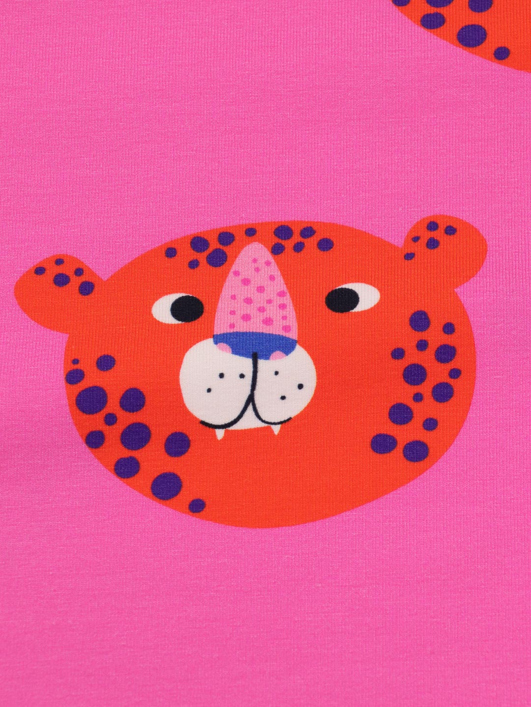 J&amp;J Bio French Terry Leopold pink
