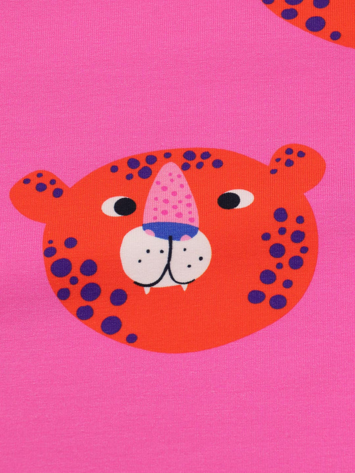 J&amp;J Bio French Terry Leopold pink