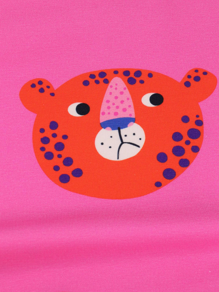 J&amp;J Bio French Terry Leopold pink