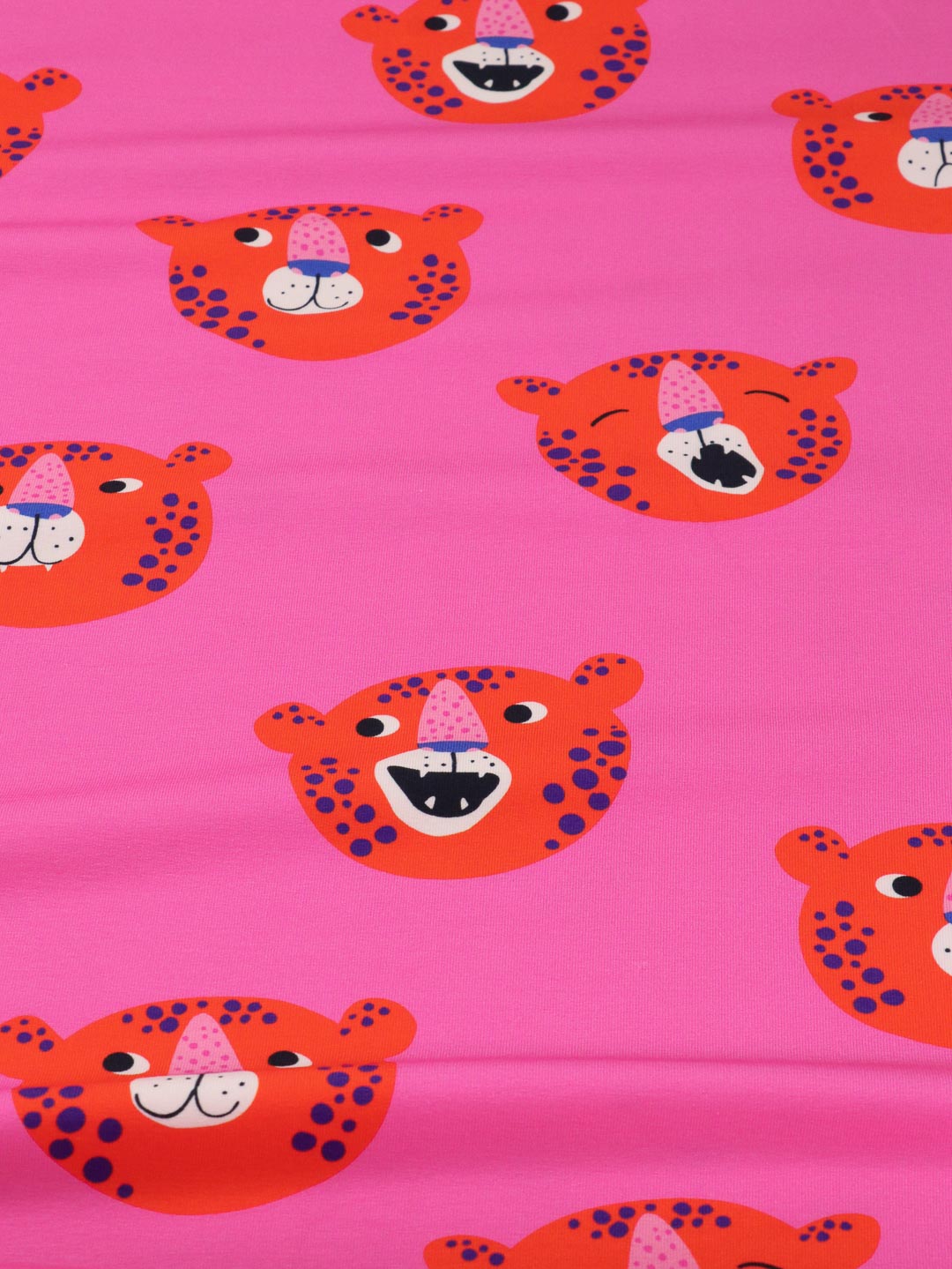 J&amp;J Bio French Terry Leopold pink
