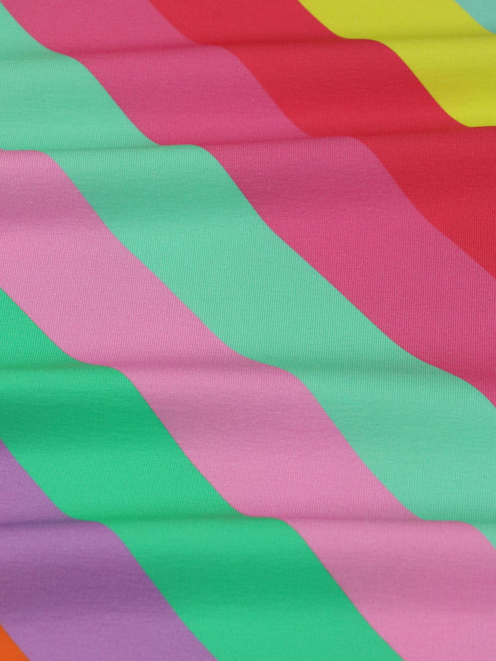 J&amp;J Bio French Terry Rainbow to go sweet splash
