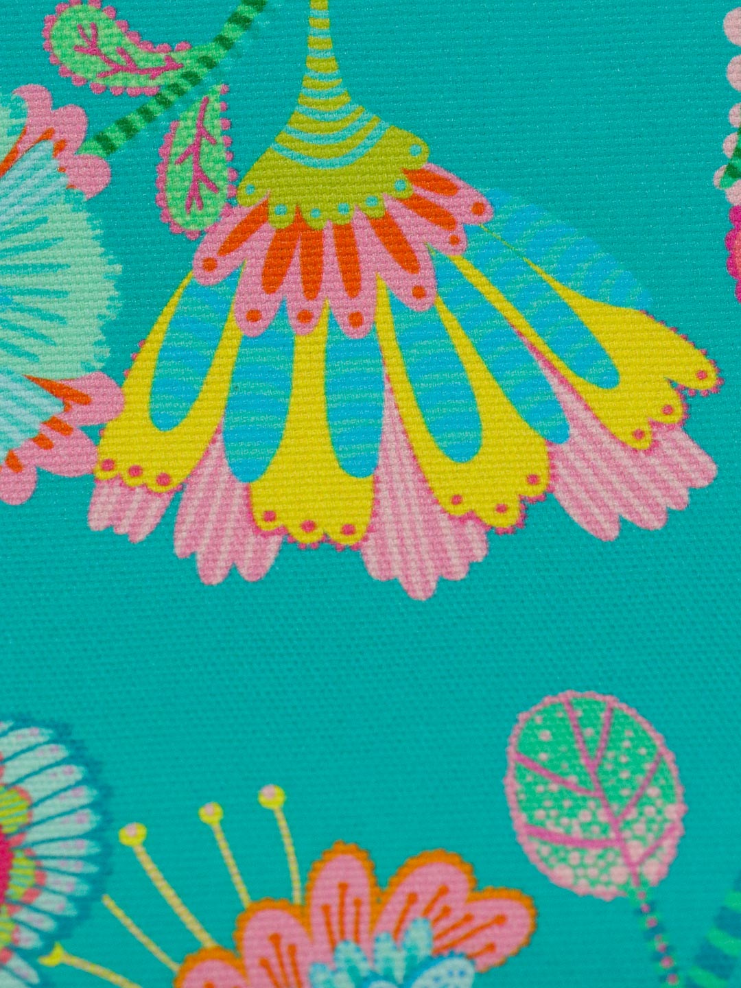 J&amp;J Bio Canvas Paradise Petals emerald