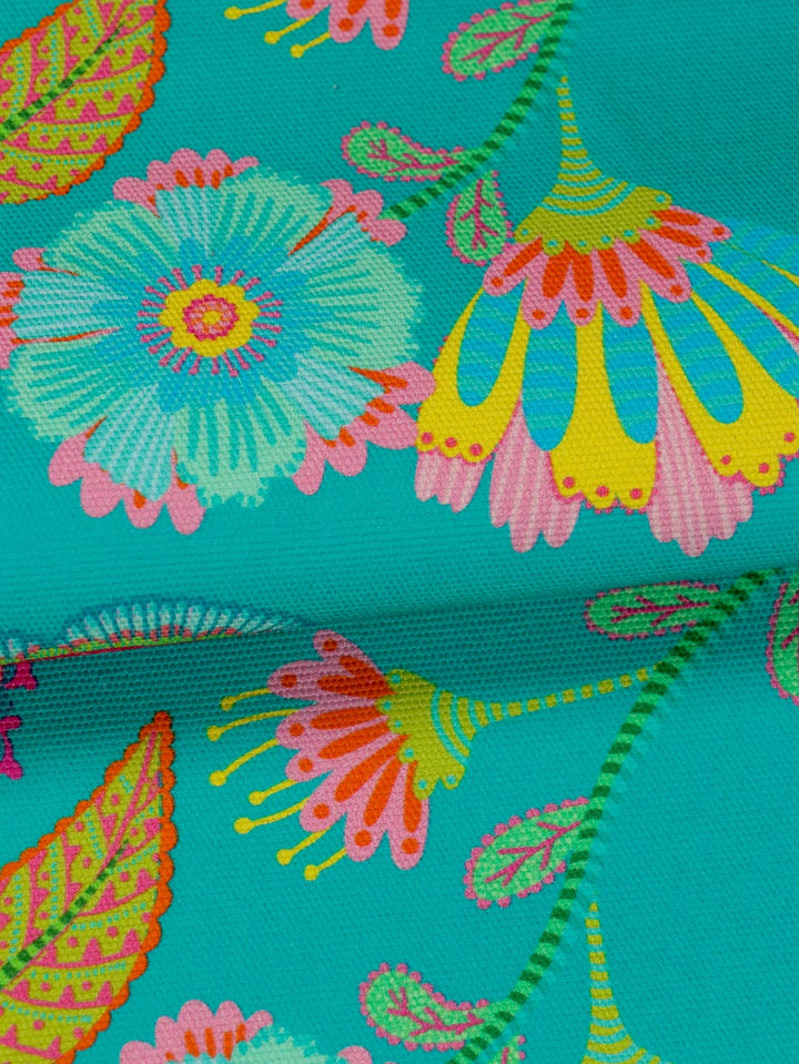 J&amp;J Bio Canvas Paradise Petals emerald