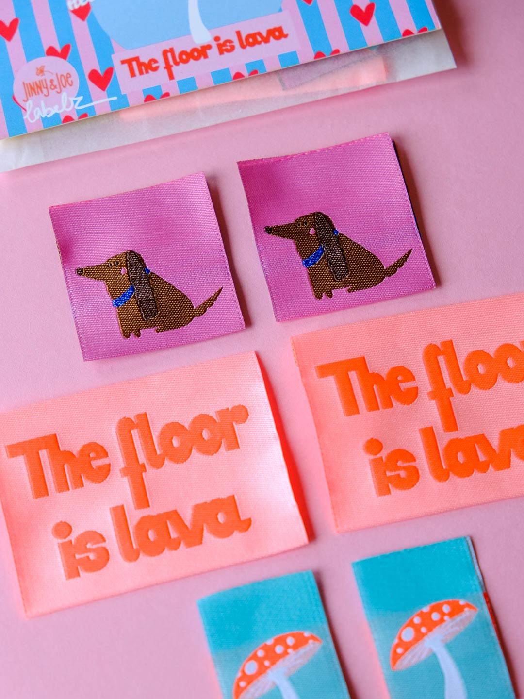 J&amp;J Web-Labelz the Floor is Lava
