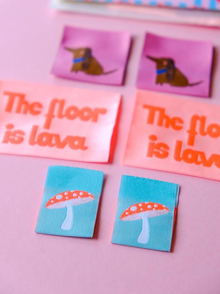J&amp;J Web-Labelz the Floor is Lava