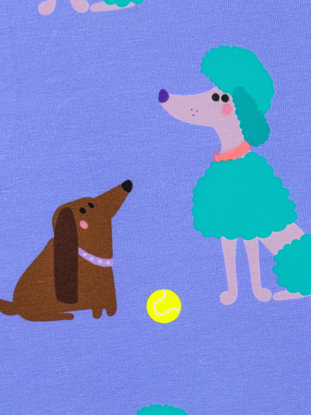 J&amp;J Bio French Terry Franzl &amp; Princess blueberry