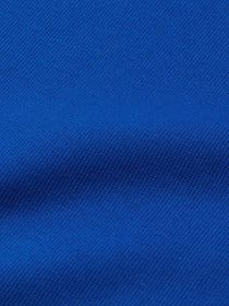 J&J Rippjersey uni | Bündchen blau extrabreit