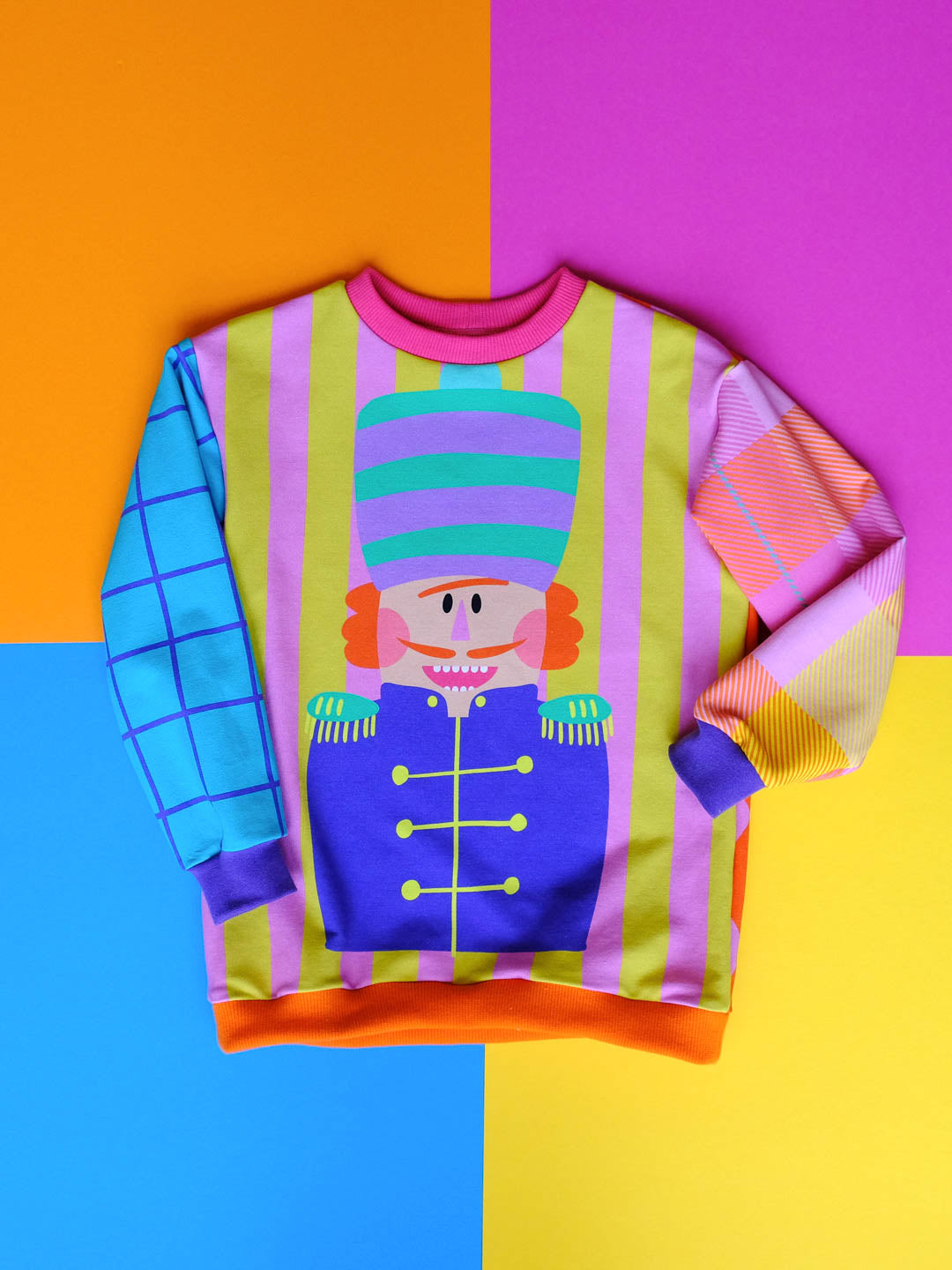 J&J Bio French Terry Panel Nutcracker