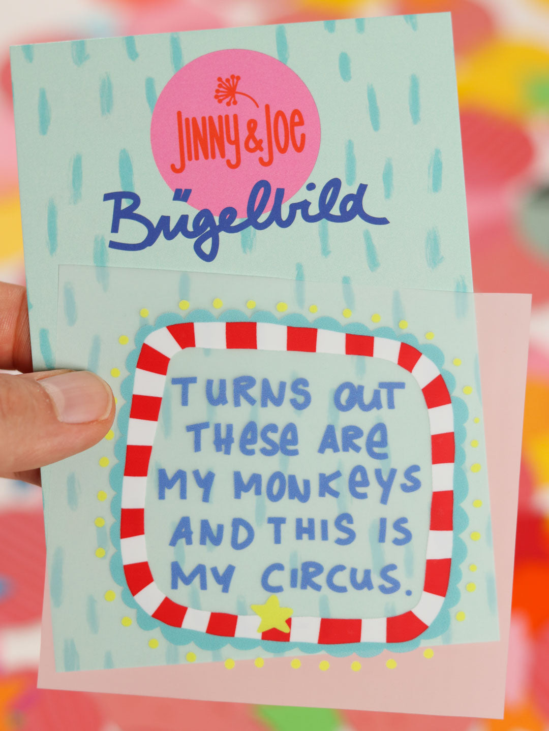 J&amp;J Bügelbild My Circus