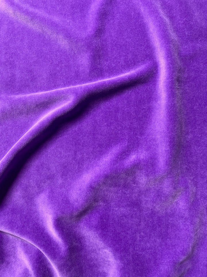 J&amp;J Nickistoff lila extrabreit