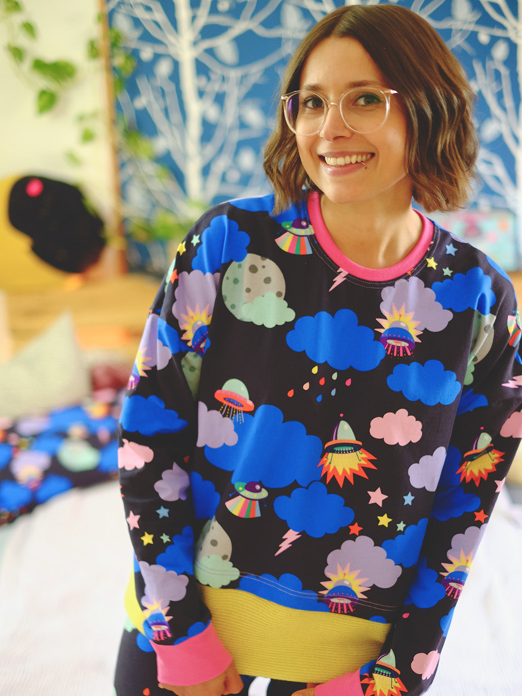 J&amp;J Bio-Jersey Beam Me Up navy