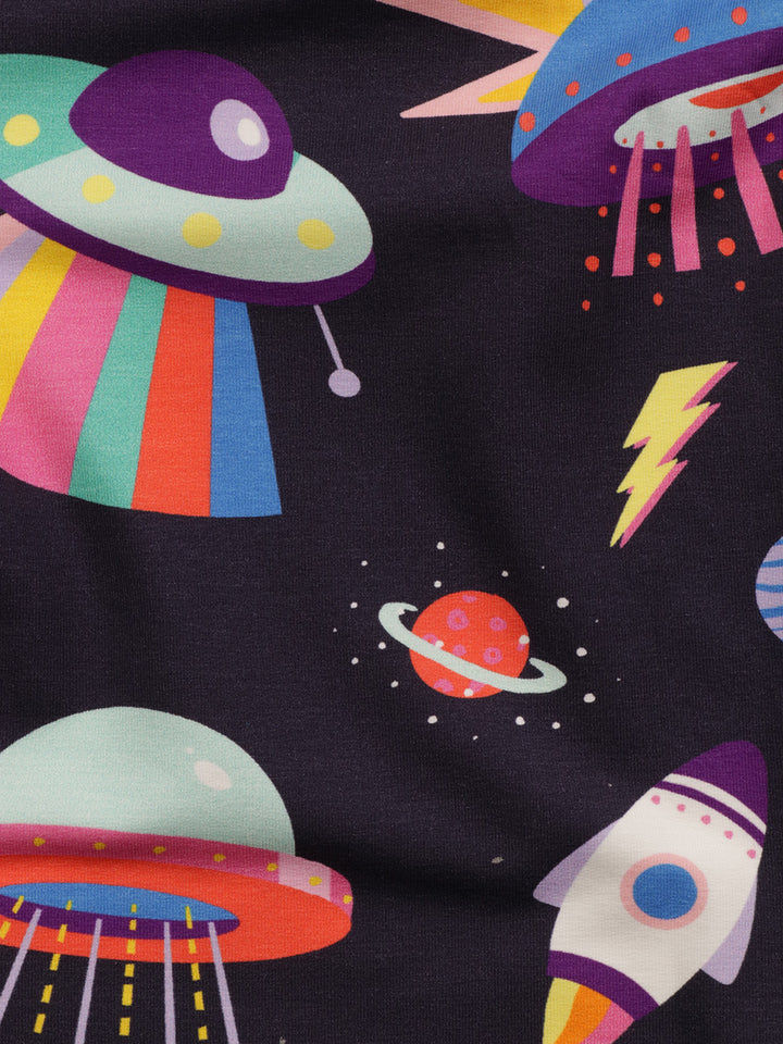 J&amp;J Bio French Terry Rainbow Galaxy marine