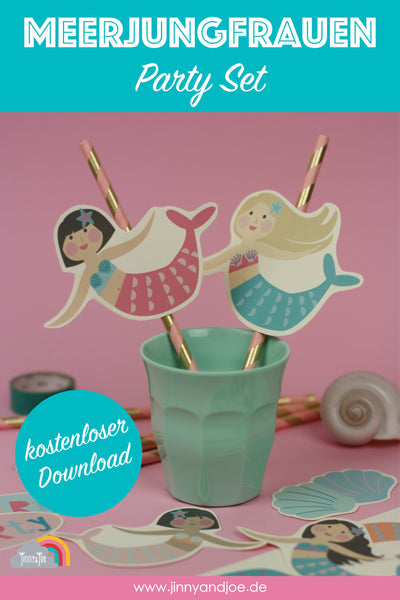 eBook: Meerjungfrauen Party Set-E-Book-Jinny & Joe