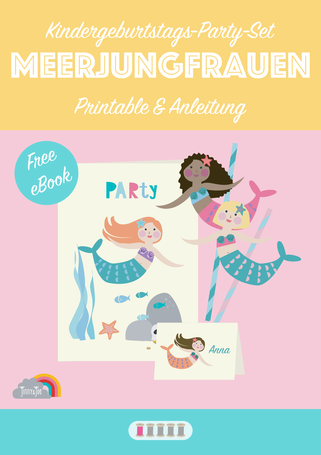 eBook: Meerjungfrauen Party Set-E-Book-Jinny &amp; Joe